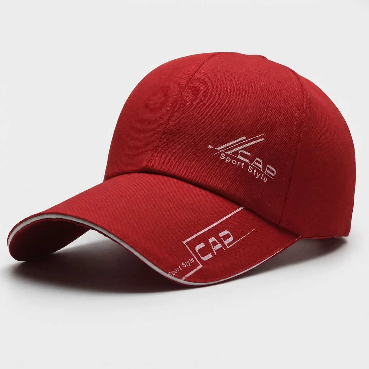 Extended visor baseball cap for outdoor activities and sun protection