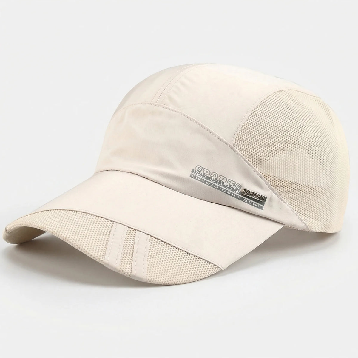 Breathable mesh baseball cap for sports and outdoor activities