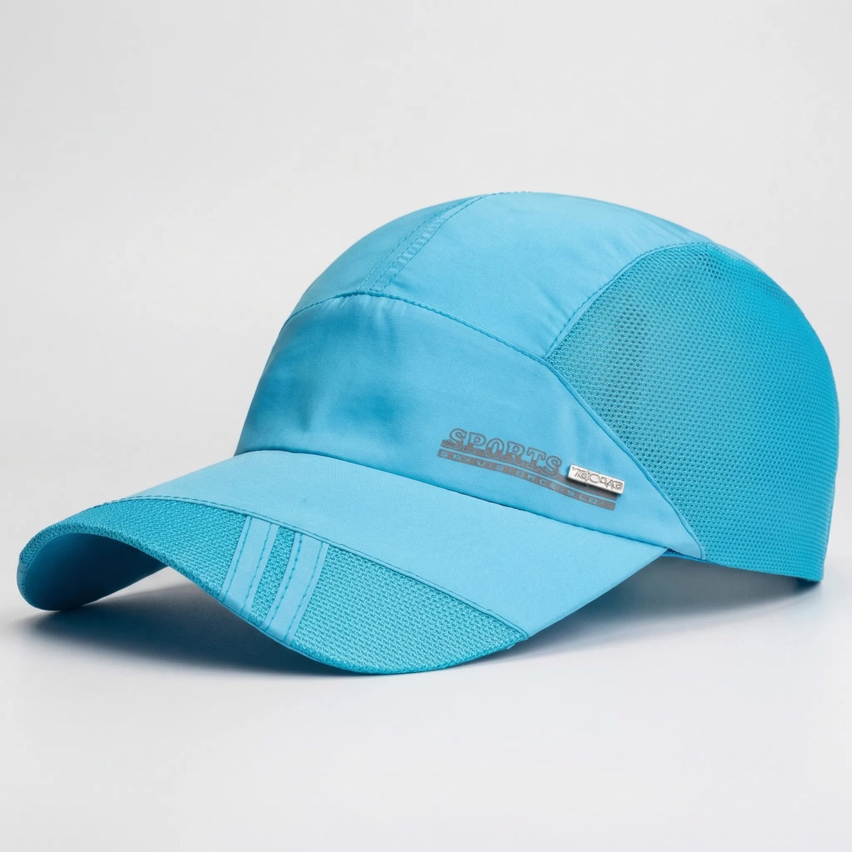Breathable mesh baseball cap for sports and outdoor activities