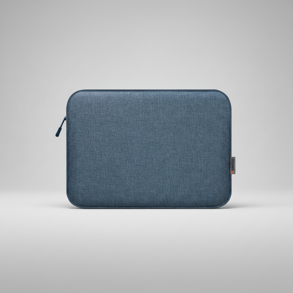 Business slim laptop sleeve nylon water-resistant protection