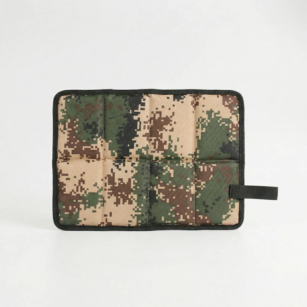 Foldable portable seat cushion with water-resistant padding
