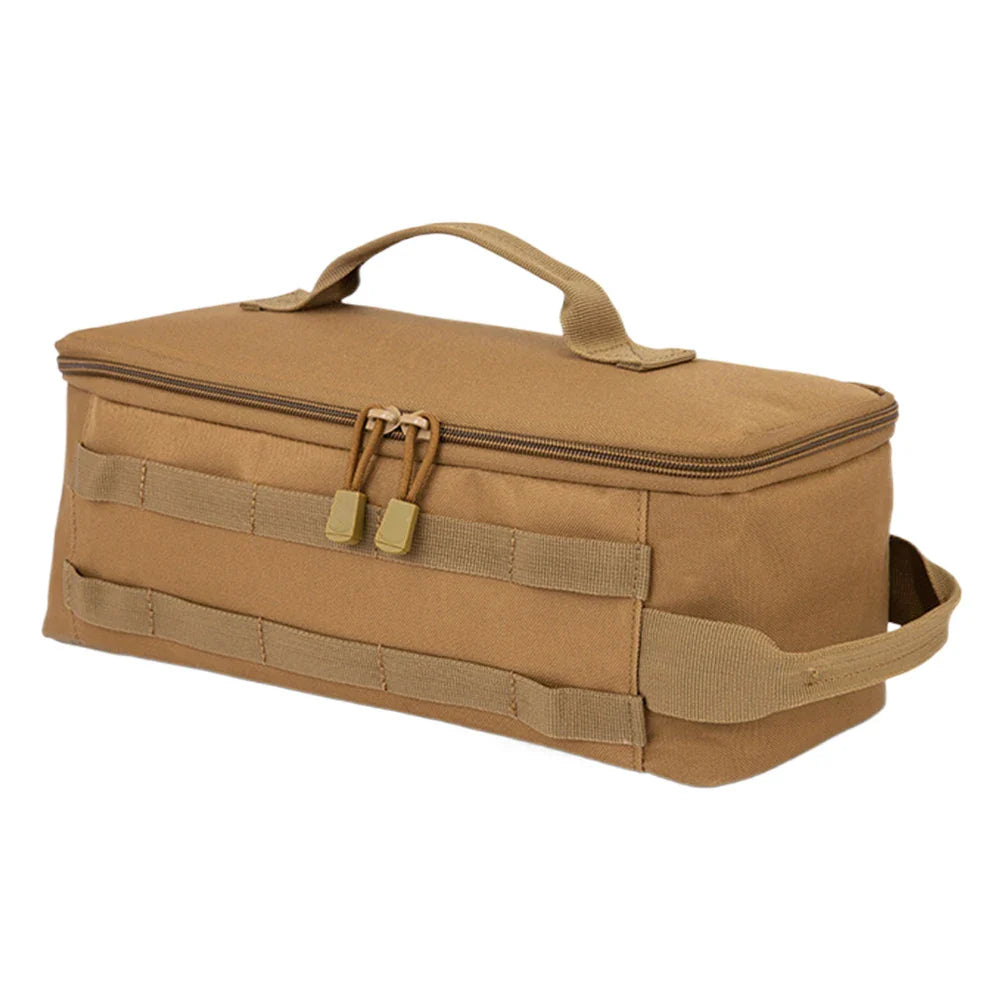 Large rectangular carry bag for camping gas canisters and stoves