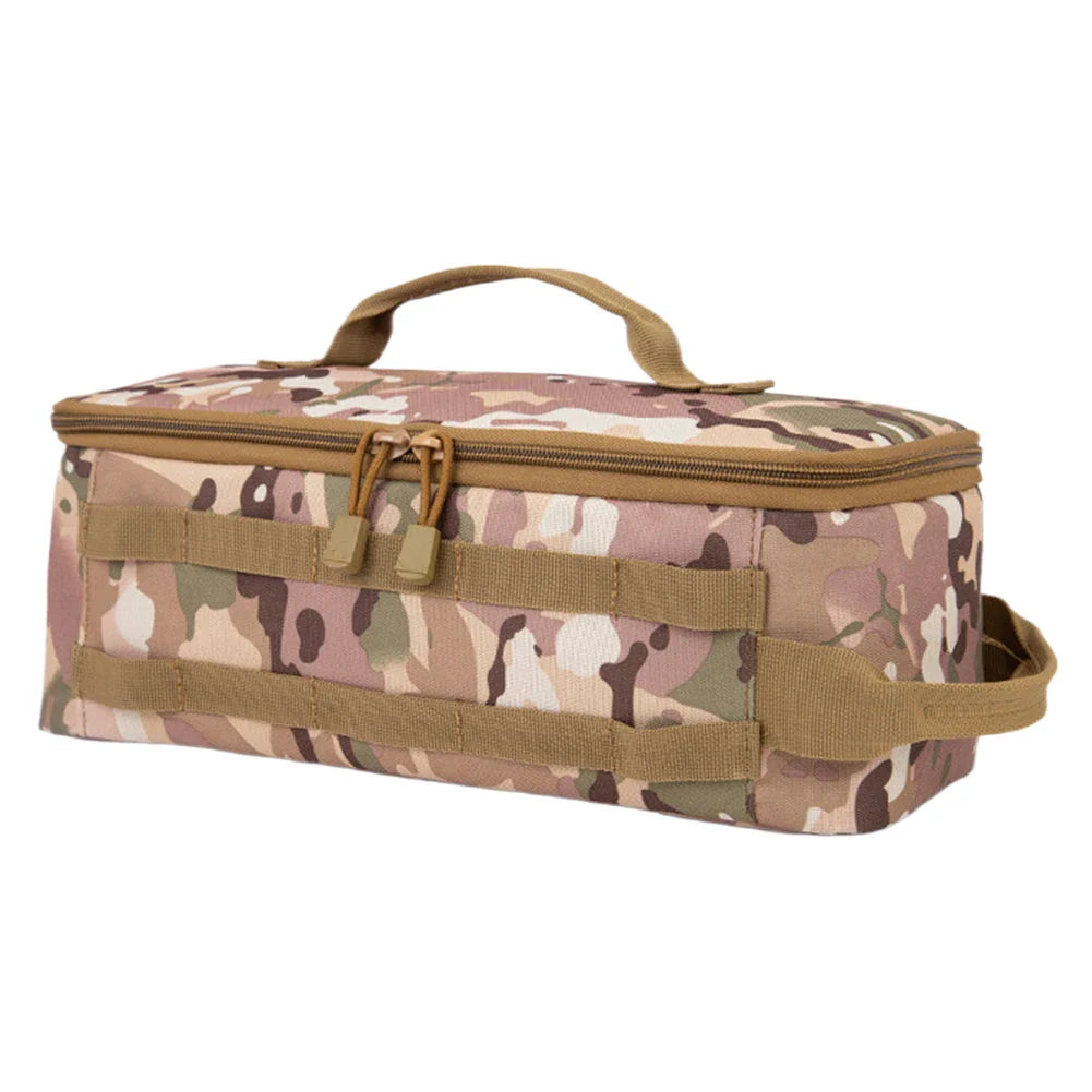 Large rectangular carry bag for camping gas canisters and stoves