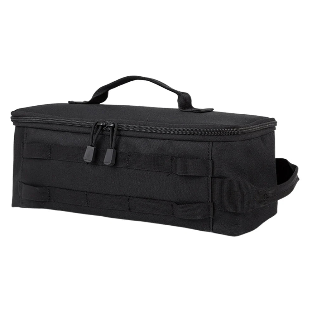 Large rectangular carry bag for camping gas canisters and stoves