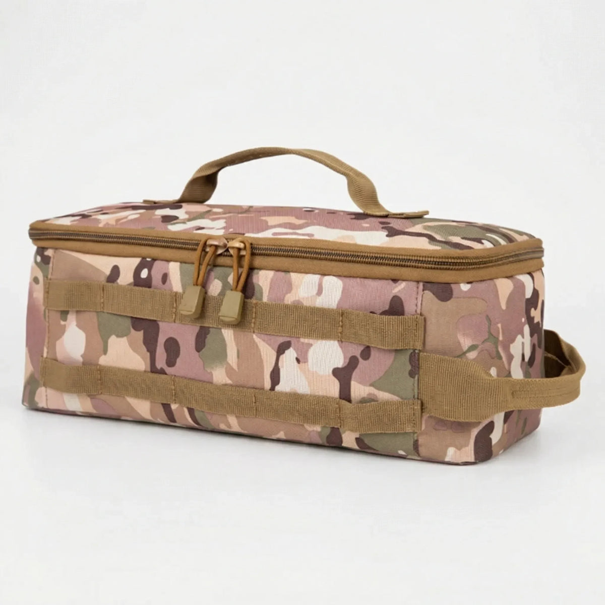 Large rectangular carry bag for camping gas canisters and stoves