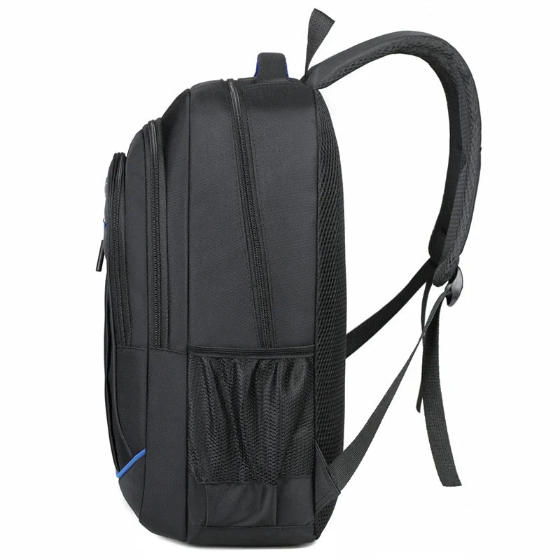Large capacity multi-compartment backpack with padded shoulder straps