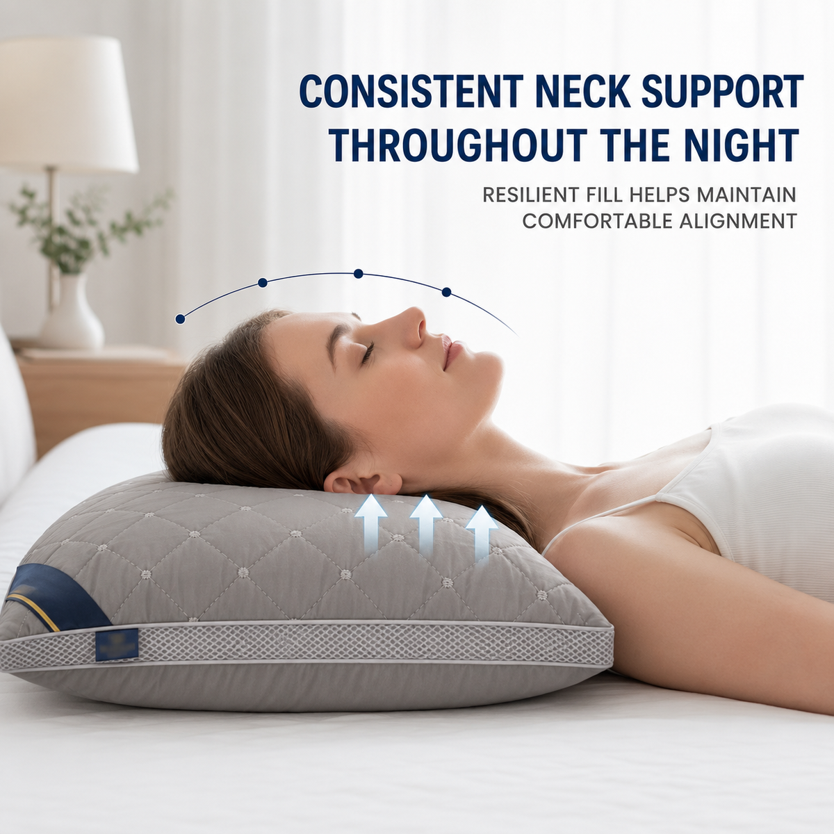 Thrives Outdoor | CerviRest High Resilience Cervical Pillow