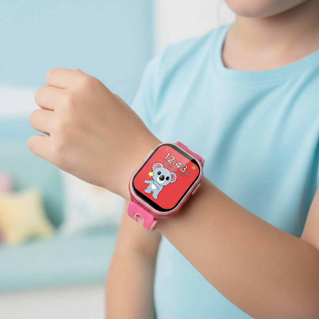 Kids touchscreen smartwatch with camera and games