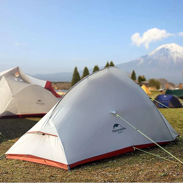 Ultralight one person camping tent with dome design for backpacking