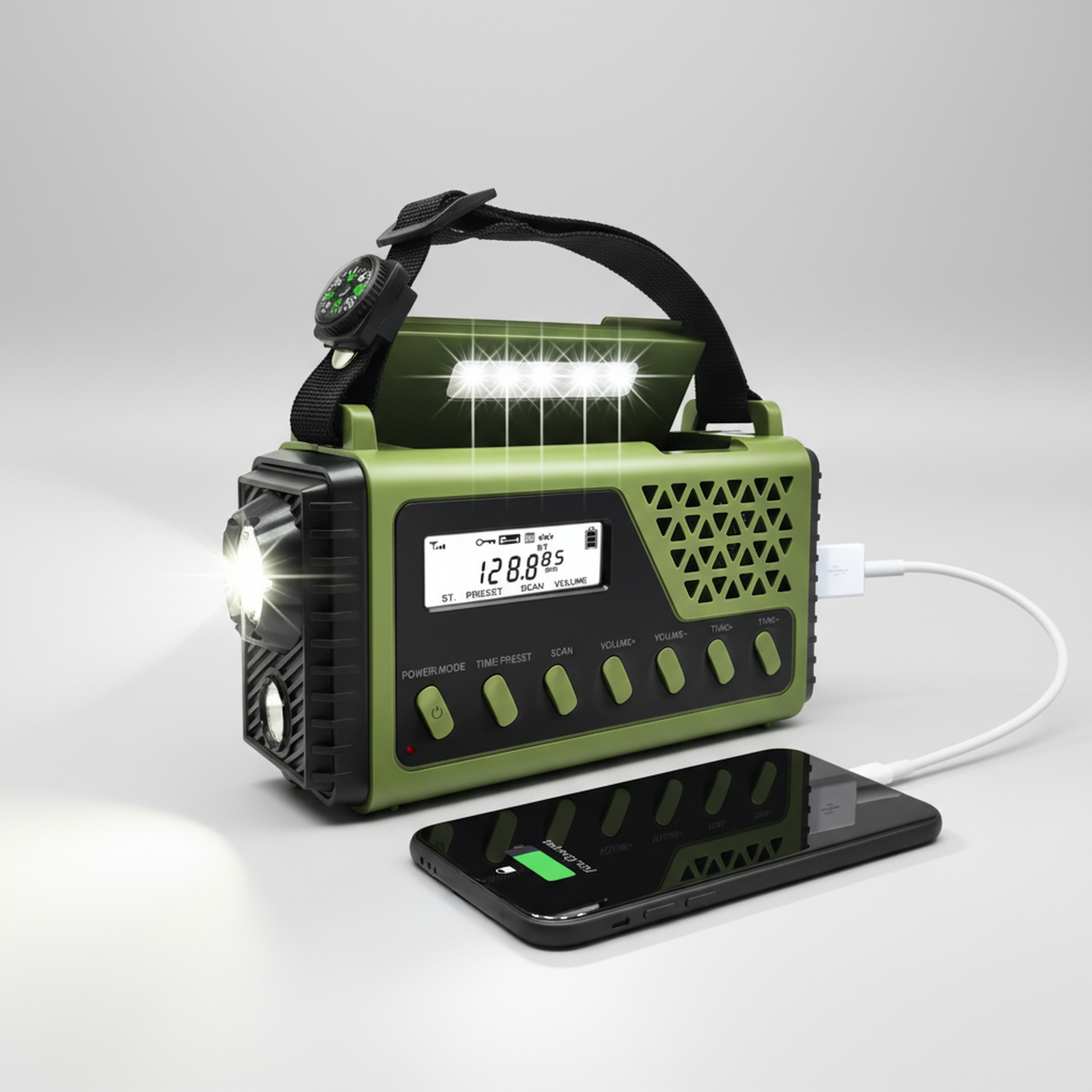 Thrives Outdoor | Crankoni Hand Crank Emergency Radio