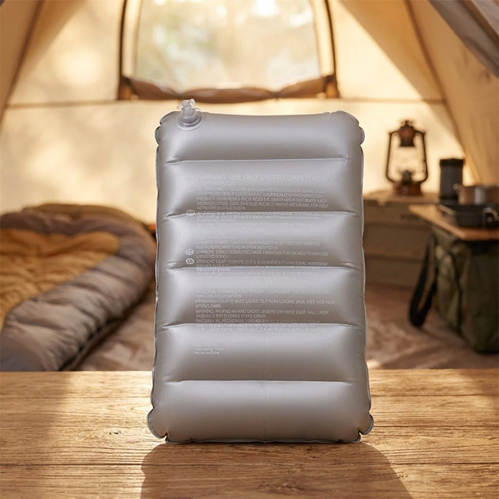 Inflatable travel pillow compact camping cushion ultralight portable