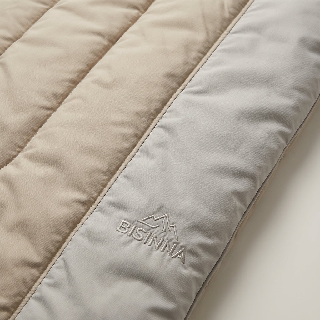 Convertible dual sleeping bag for couples camping in cold weather