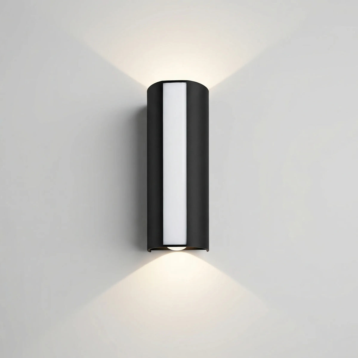 Weatherproof outdoor wall-mounted LED light with IP66 rating