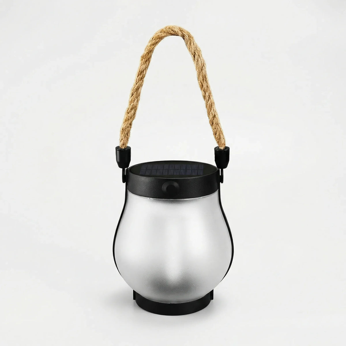 Solar-powered flame effect rope light with realistic flickering glow