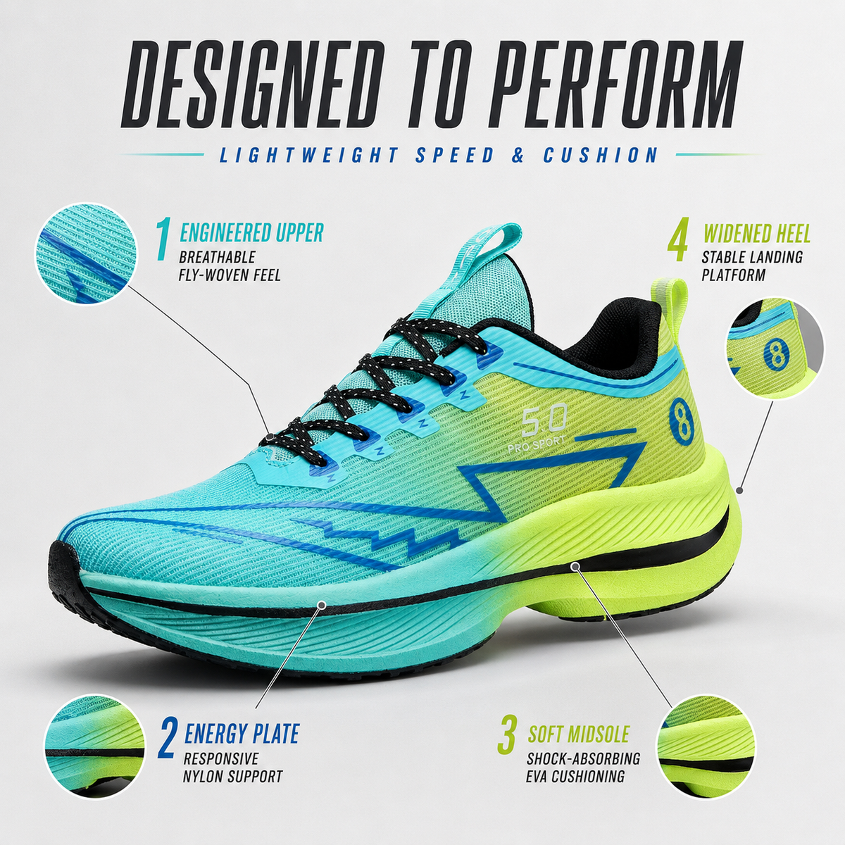 Thrives Outdoor | Fleetora Men's Carbon Plate Runner