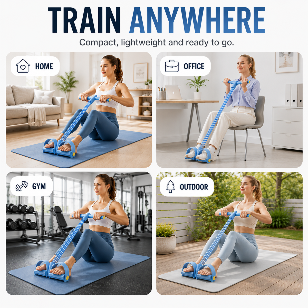 Thrives Outdoor | FlexiPull 6-Tube Resistance Band