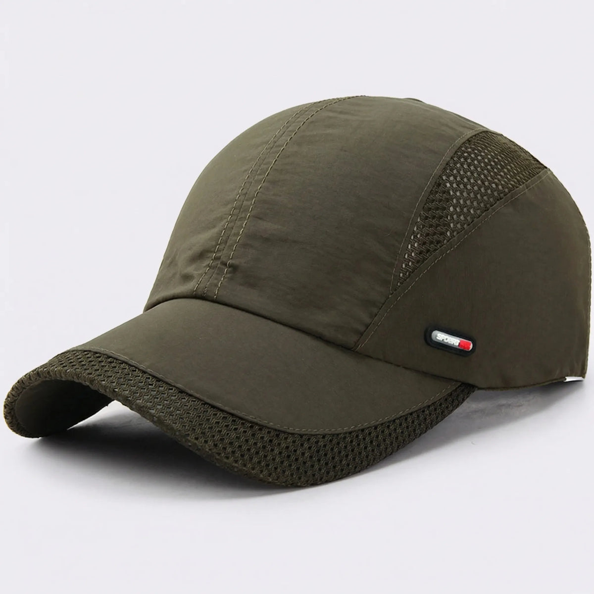 Unstructured baseball cap for activewear and casual wear with adjustable fit