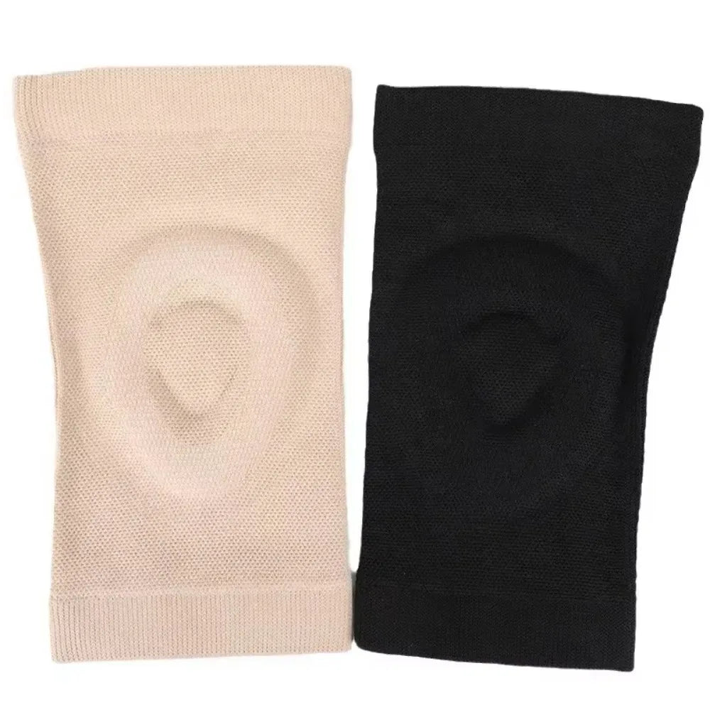 Slim cushioned knee sleeve for sports and joint support