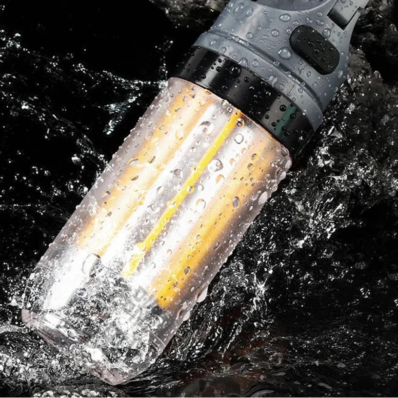 LED camping lantern with torch function, rechargeable waterproof design with hanging hook