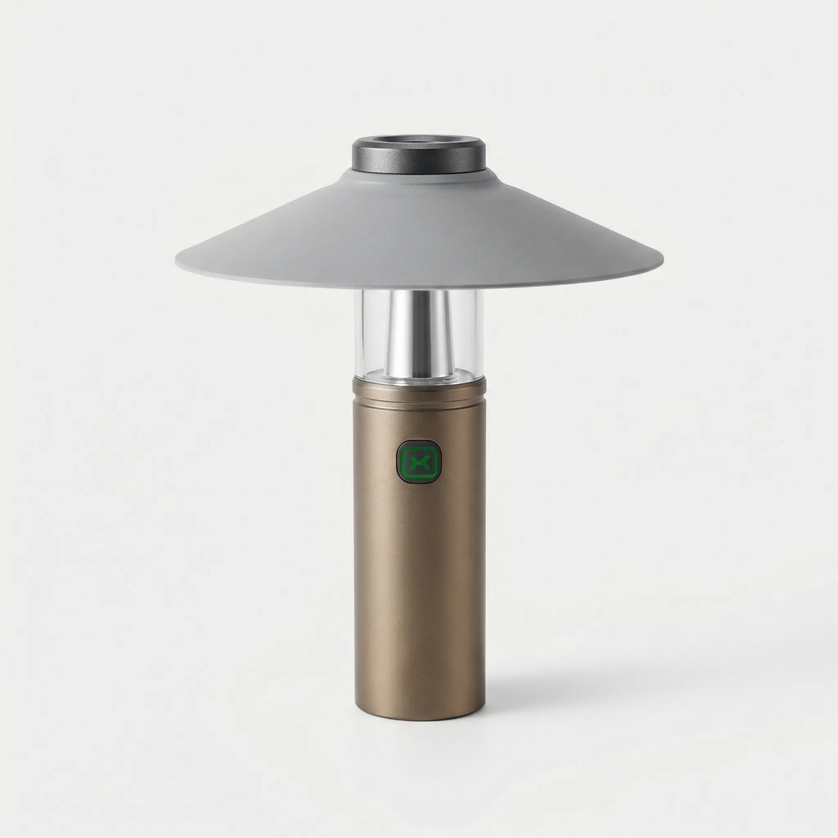 Rechargeable LED camping lantern with waterproof design and hanging loop