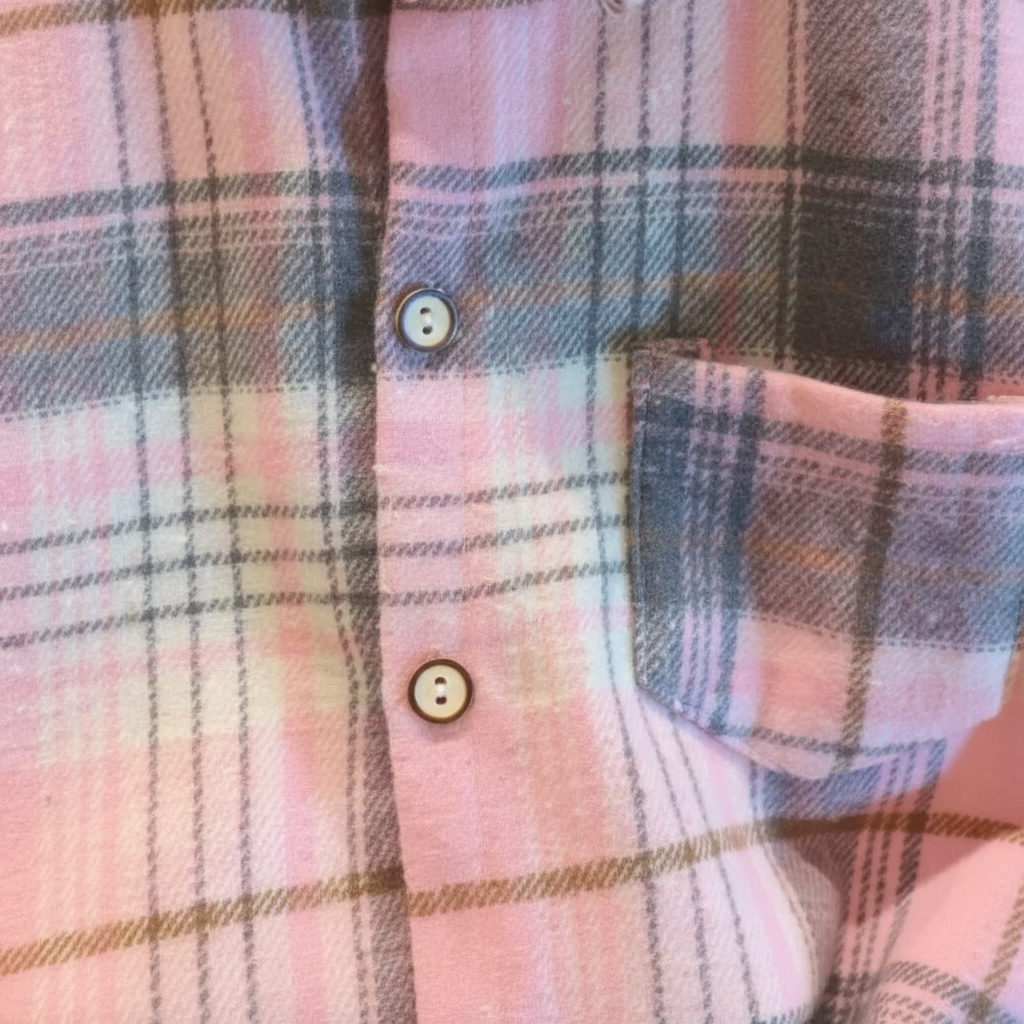 Kids checked long sleeve button shirt with soft broadcloth fabric