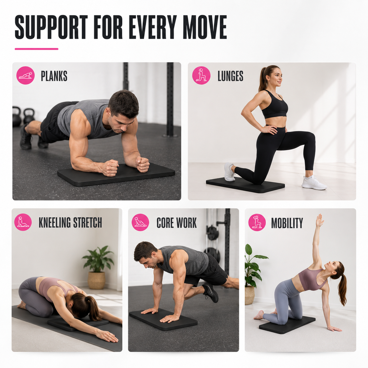 Thrives Outdoor | KnevoPad Extra Thick Exercise Knee Pad