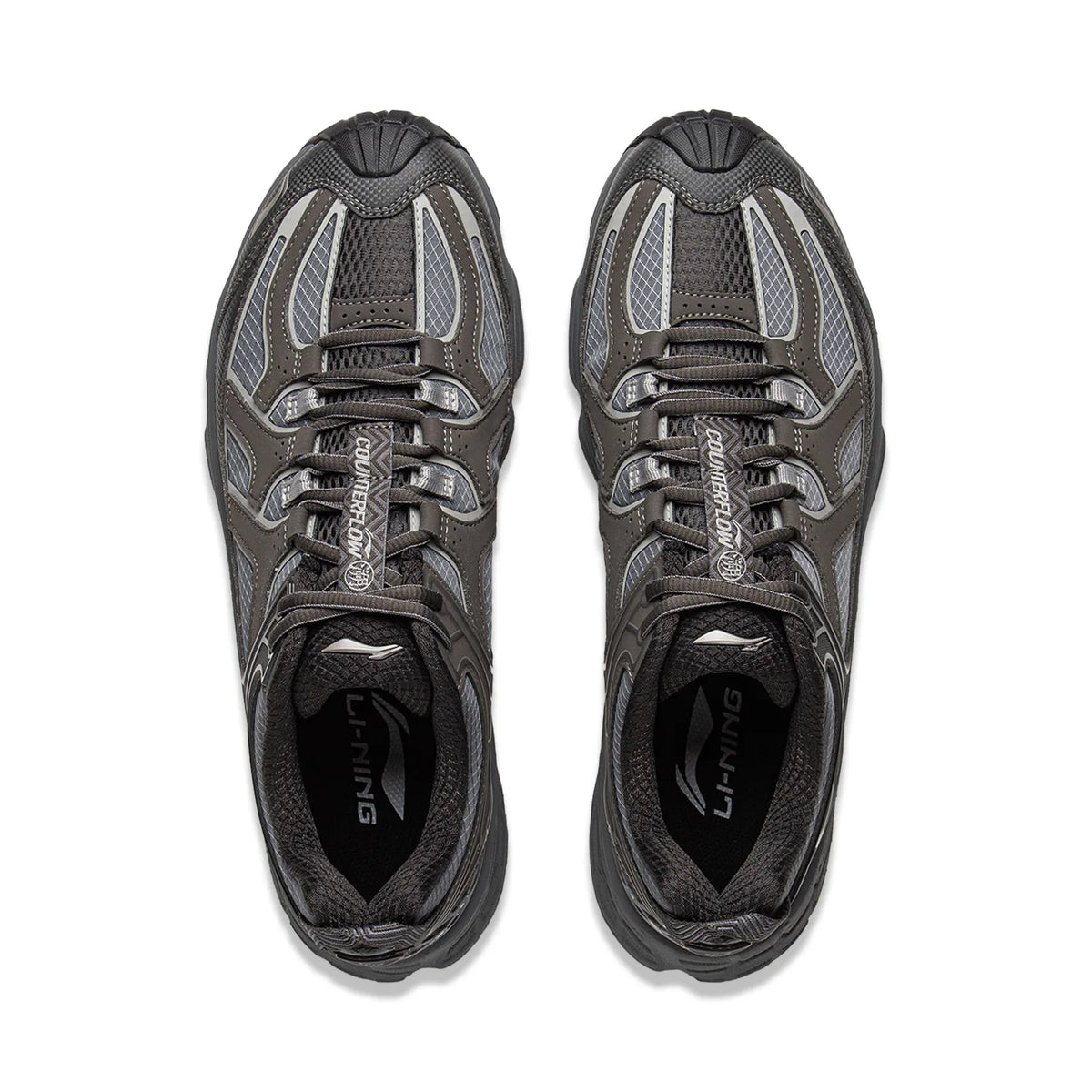 Lightweight hiking shoe with foam cushioning and breathable polyester upper