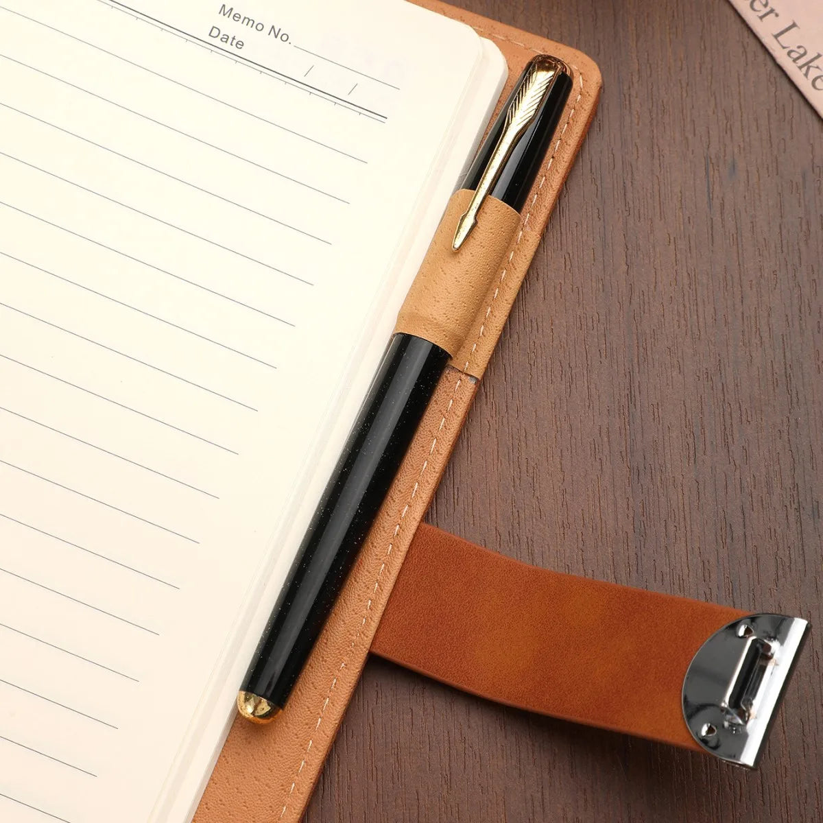 A5 locked journal with retro embossed cover and combination lock
