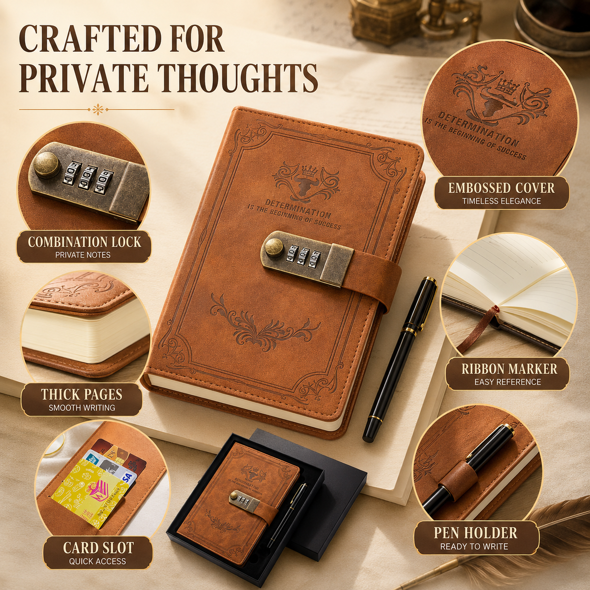 Thrives Outdoor | Lockwell A5 Lockable Journal