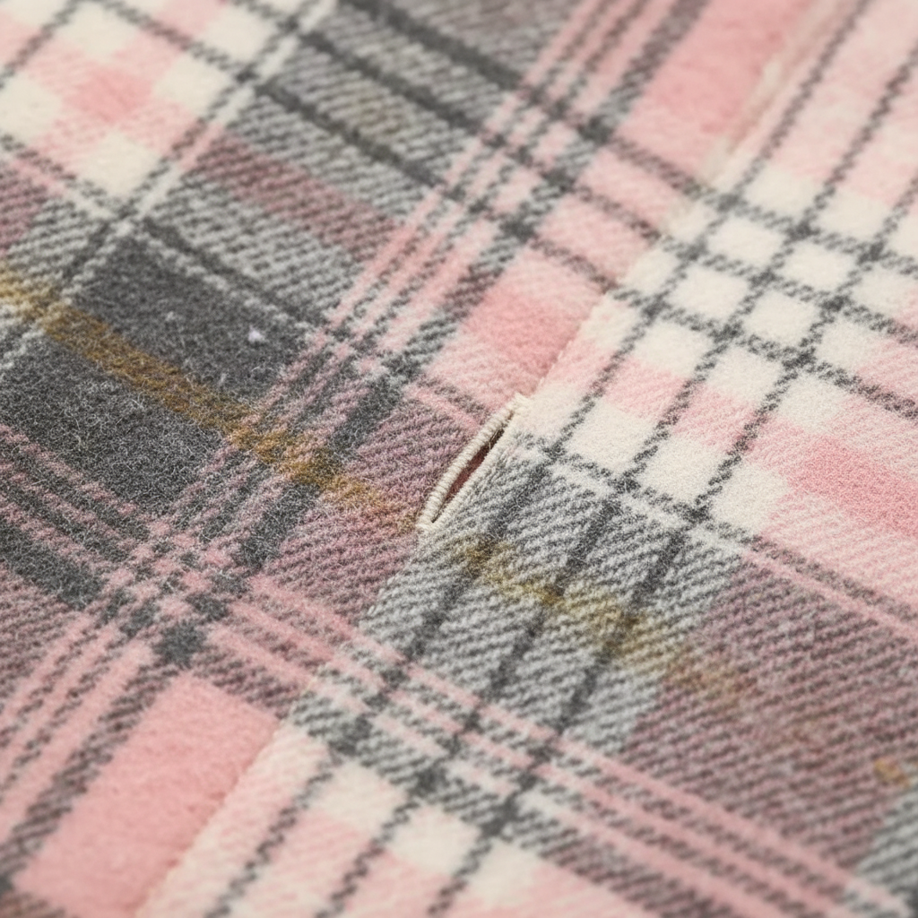 Kids check shirt with long sleeves and button front