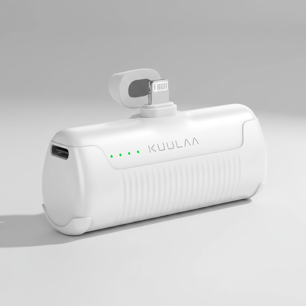 Compact power bank 4500mAh integrated connector USB Type-C