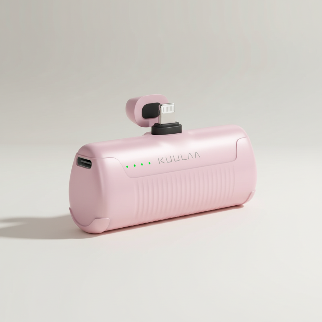Compact power bank 4500mAh integrated connector USB Type-C