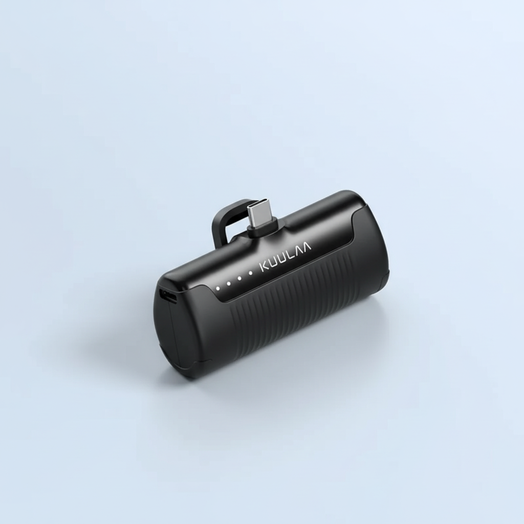 Compact power bank 4500mAh integrated connector USB Type-C