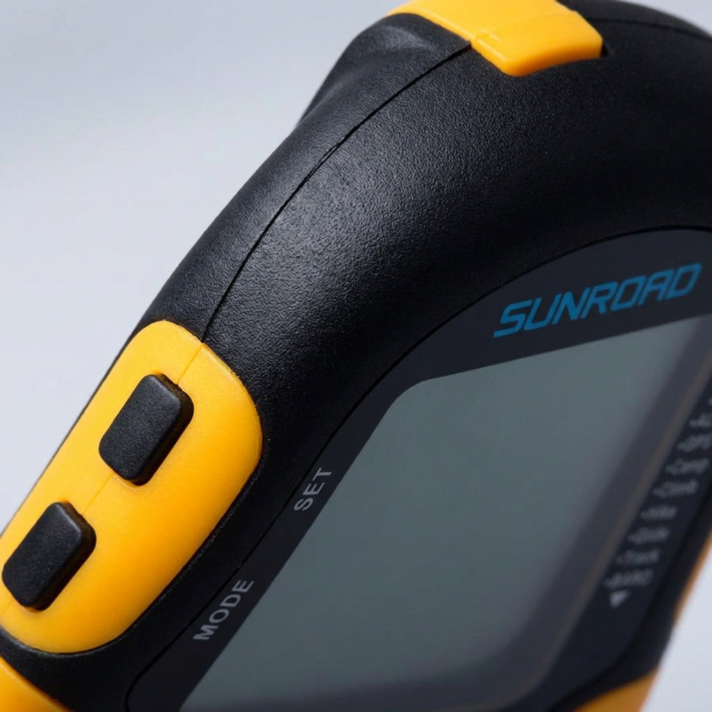 Portable handheld GPS tracker with altimeter and compass