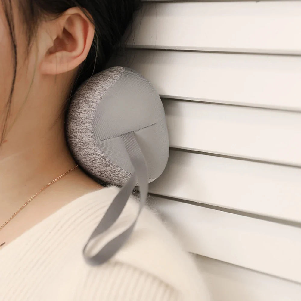 U shaped neck pillow compact portable travel support design