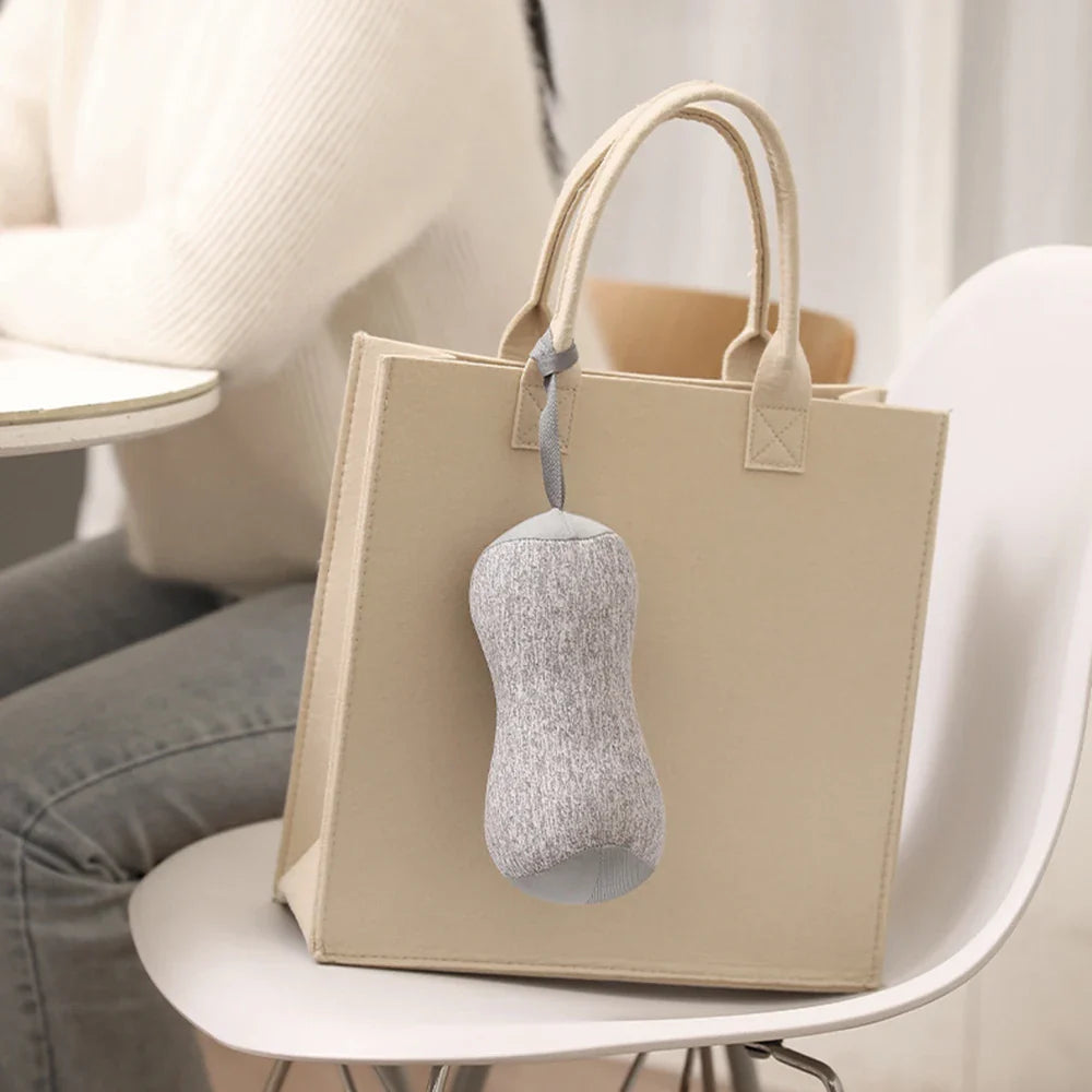 U shaped neck pillow compact portable travel support design