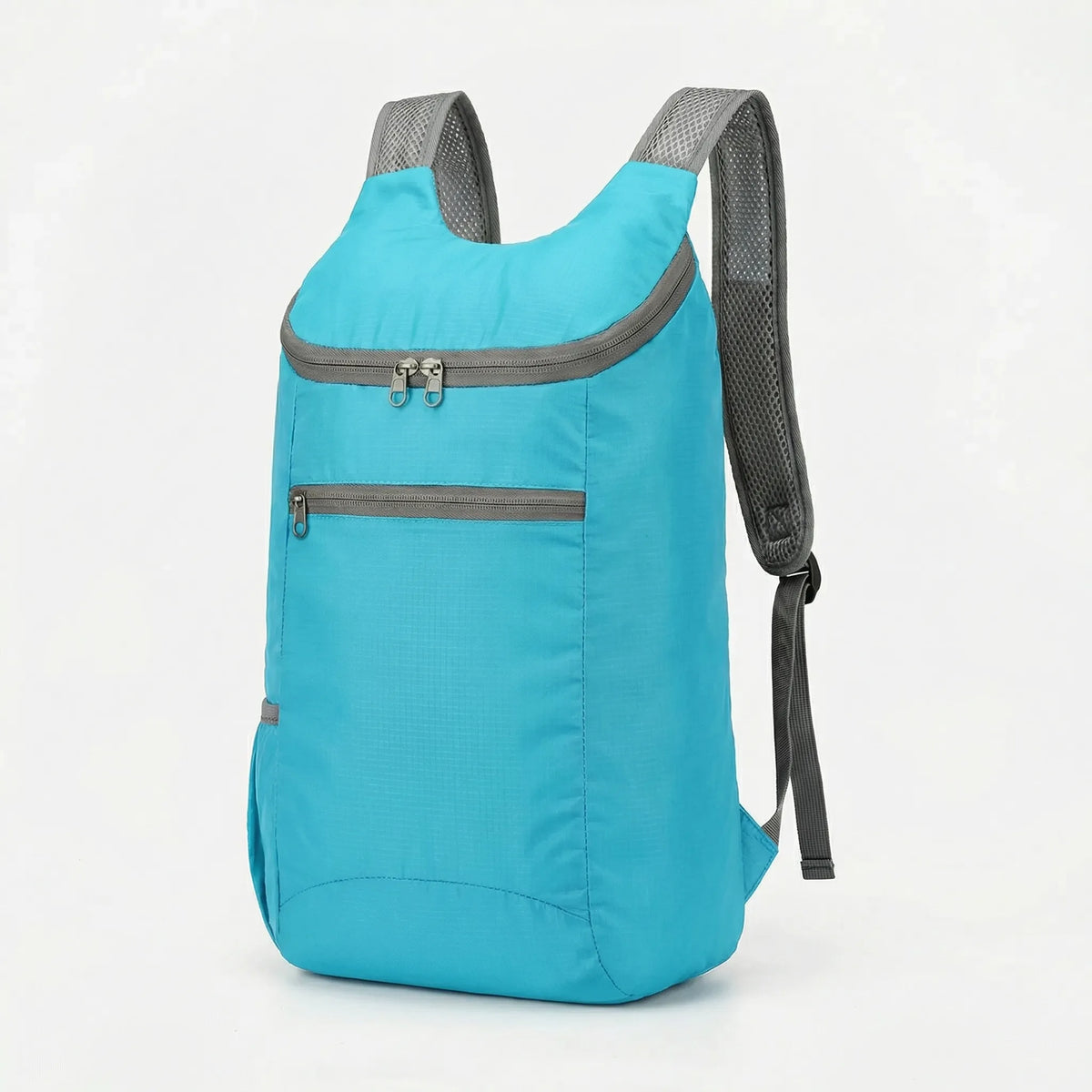 Foldable backpack with large capacity and water-resistant fabric
