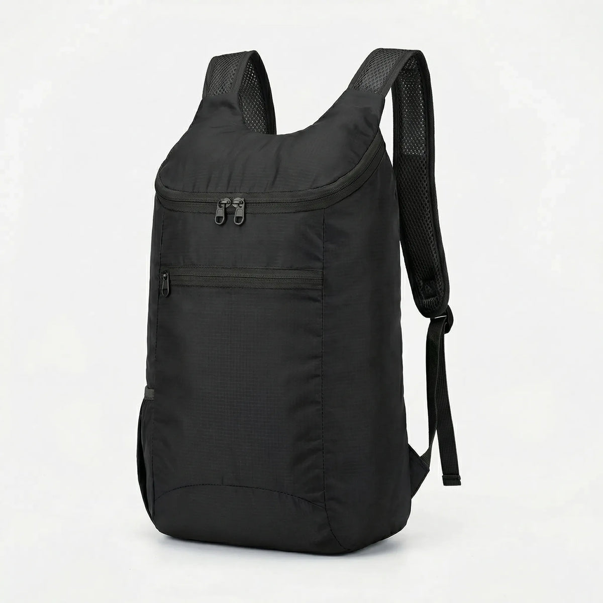 Foldable backpack with large capacity and water-resistant fabric