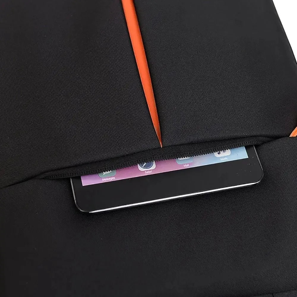Slim padded laptop sleeve with shockproof protection and front pocket