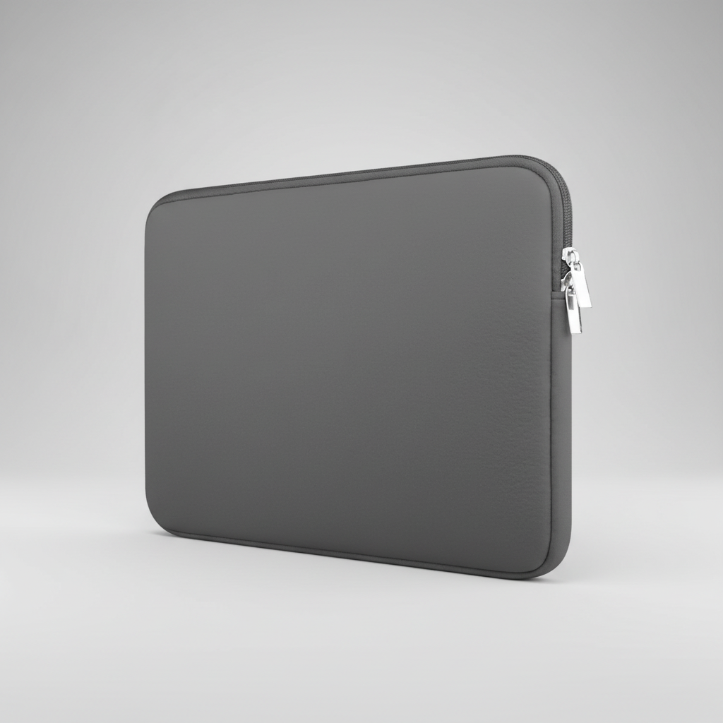 Padded laptop sleeve with soft lining protection