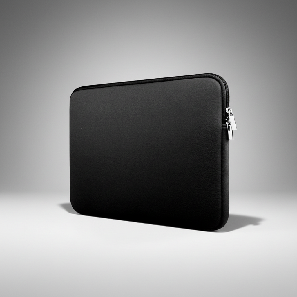 Padded laptop sleeve with soft lining protection