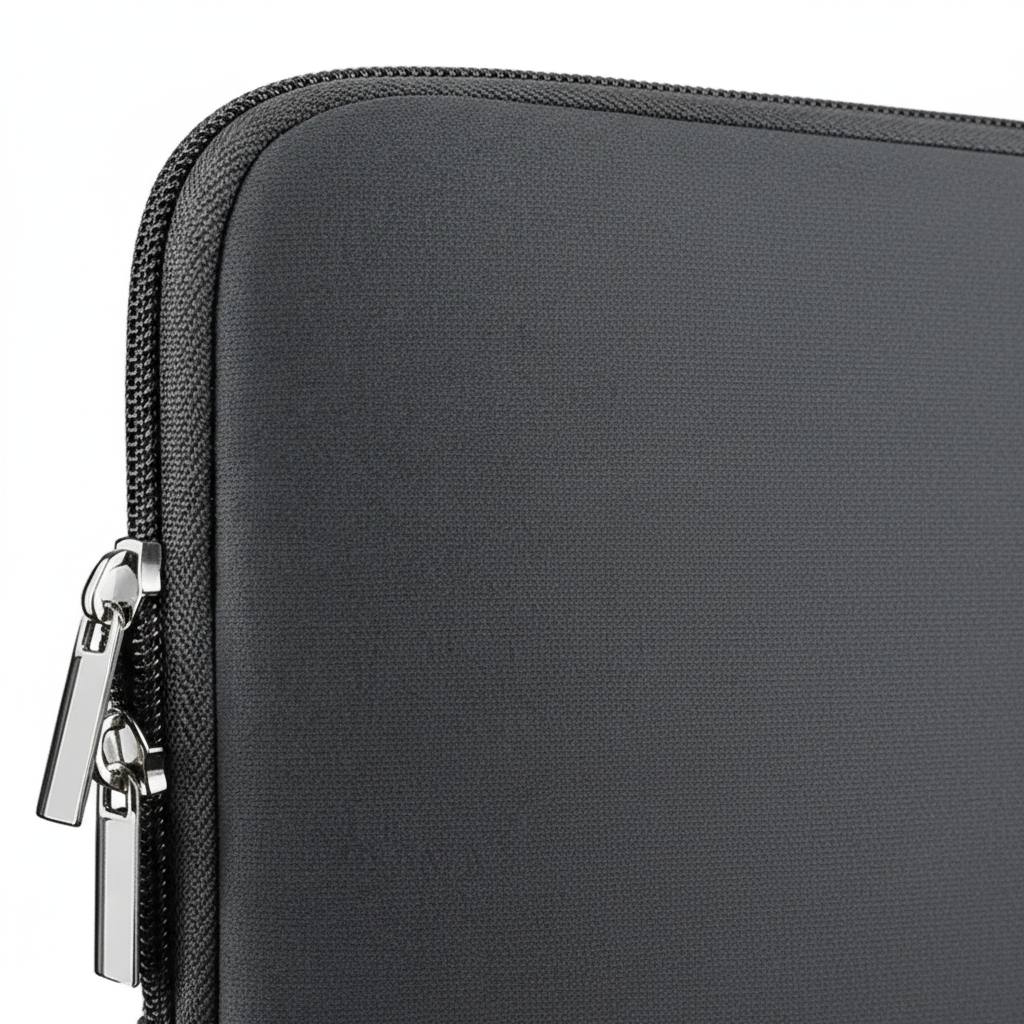Padded laptop sleeve with soft lining protection