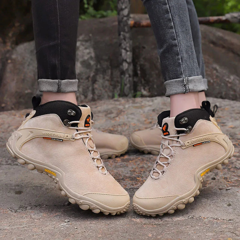 Waterproof Ankle Hiking Boots Unisex All-Terrain Grip – Thrives Outdoor