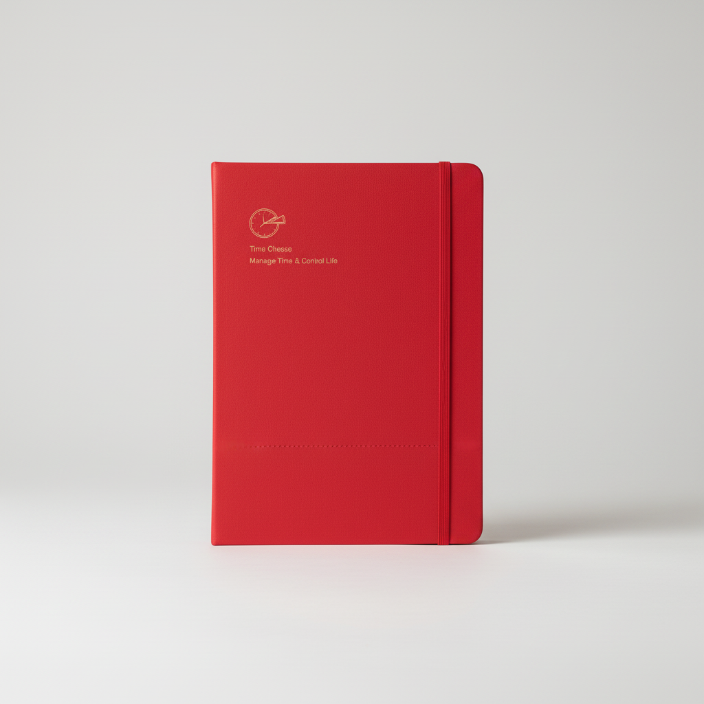 Undated weekly planner notebook with portable slim design