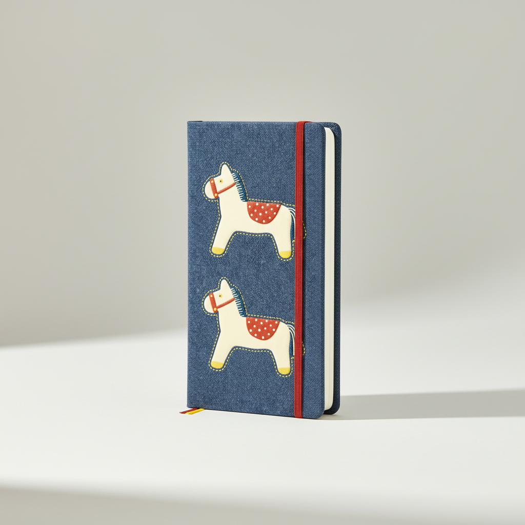 Compact weekly planner with ribbon markers and limited edition cover