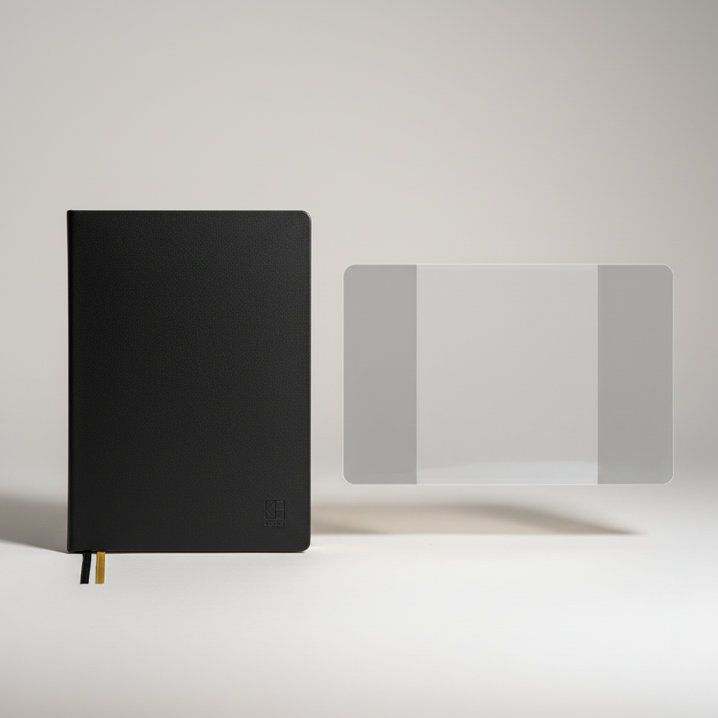 Full year planner notebook with daily weekly and yearly layouts A5 A6