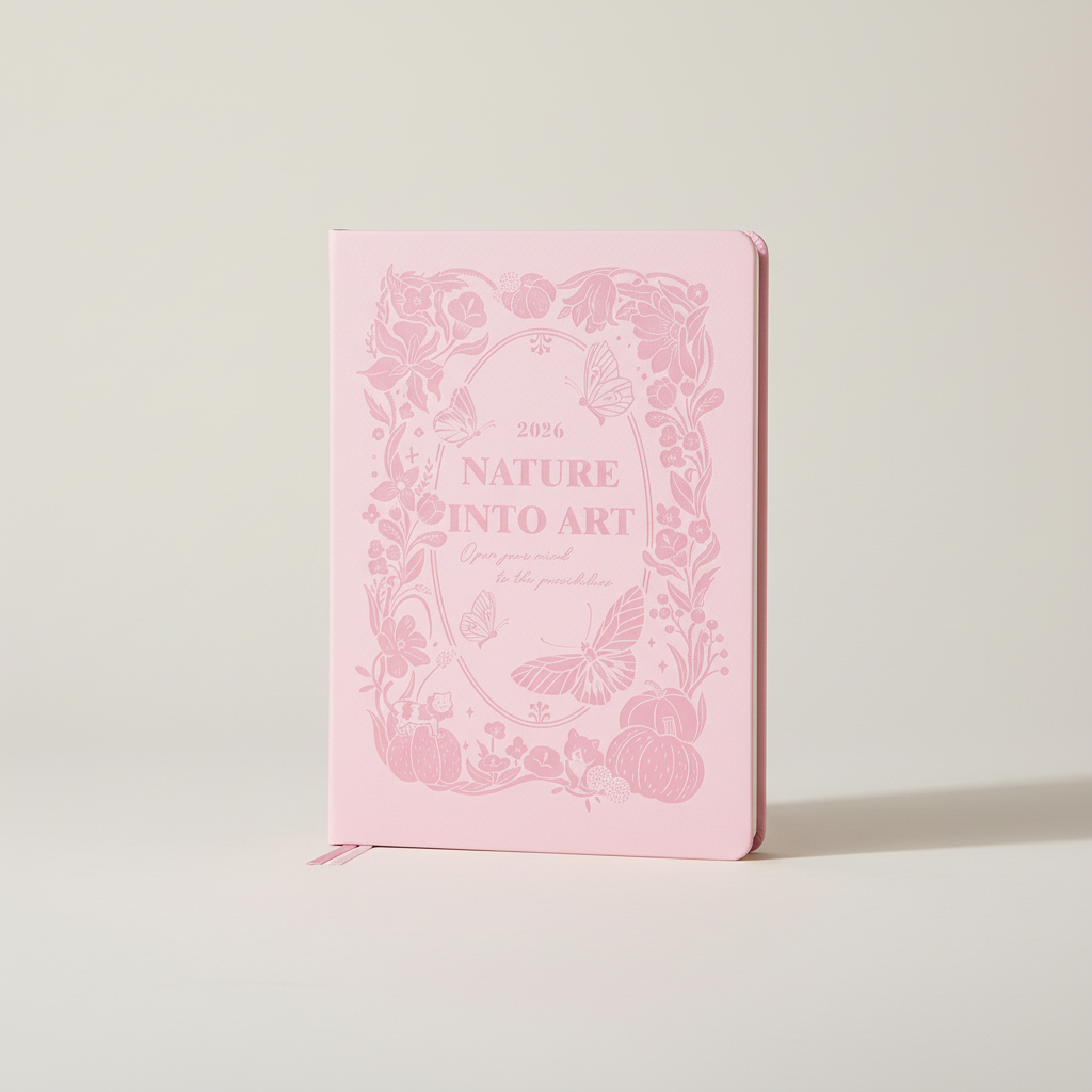 Full year planner notebook with daily weekly and yearly layouts A5 A6