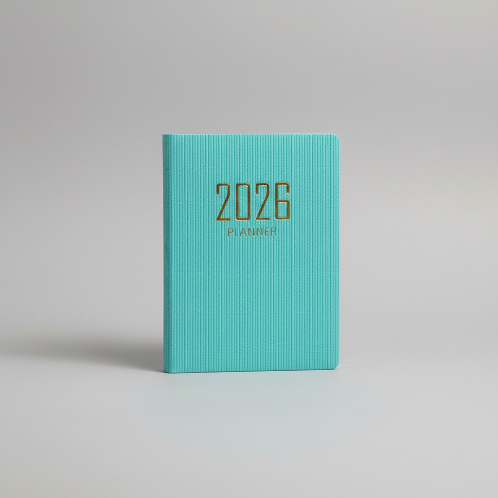 Compact pocket weekly planner with dated pages and mini calendars