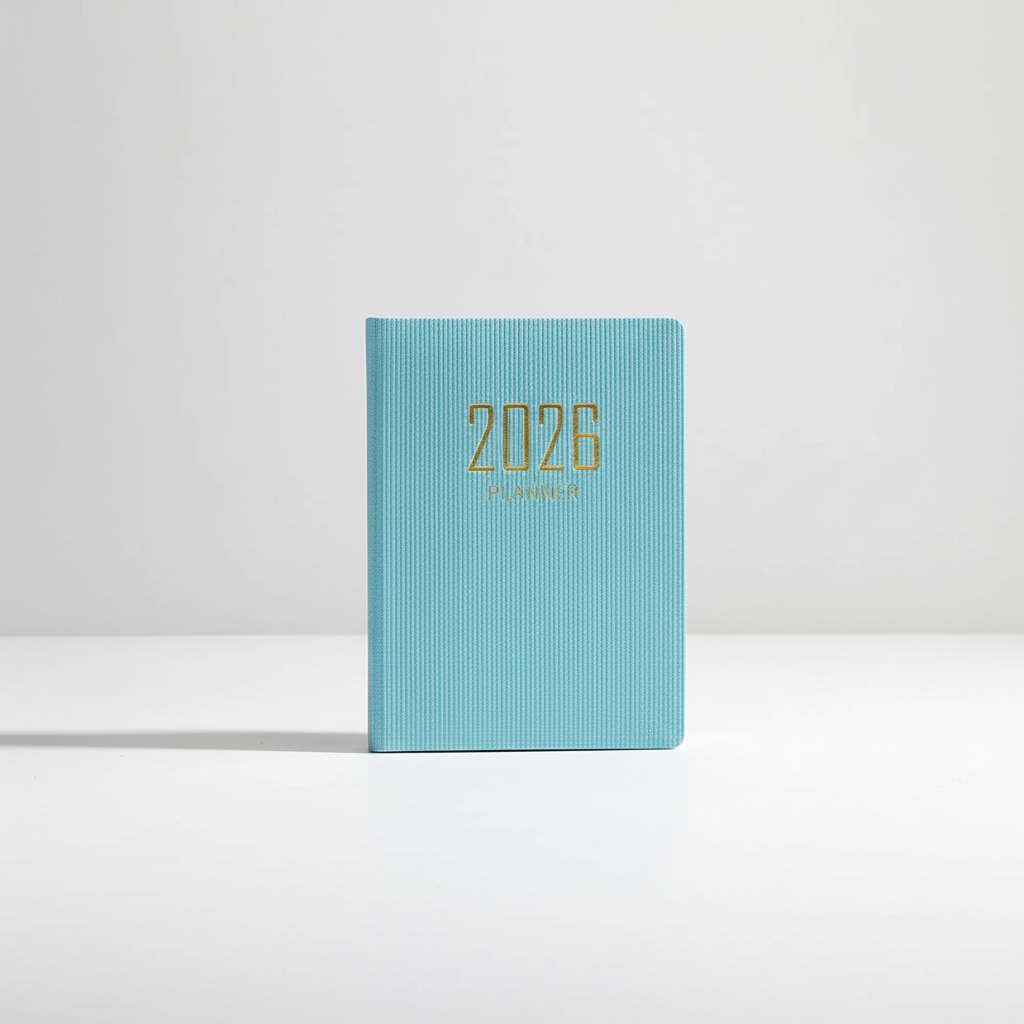 Compact pocket weekly planner with dated pages and mini calendars