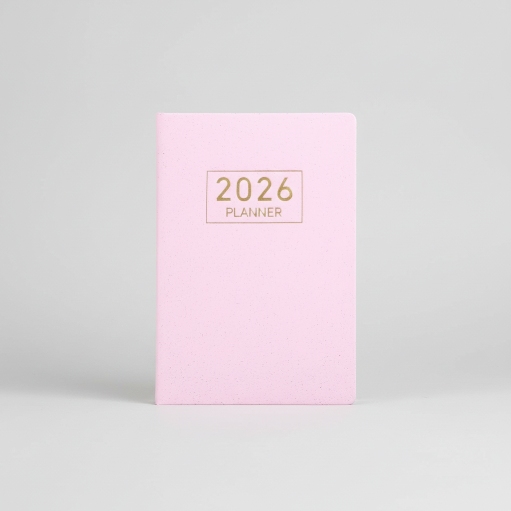 Compact pocket weekly planner with dated pages and mini calendars